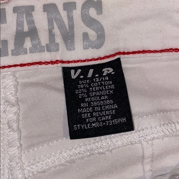 White jean capris - Picture 2 of 2